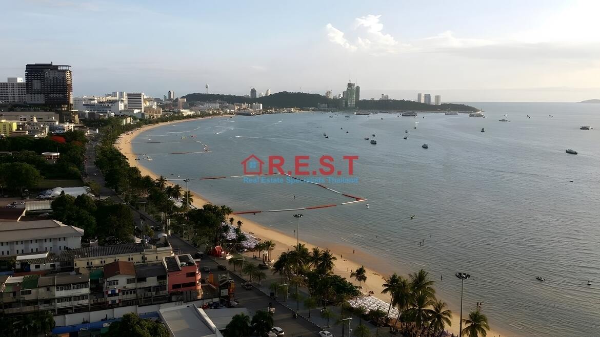 Central Pattaya 1 bedroom, 1 bathroom Condo For rent